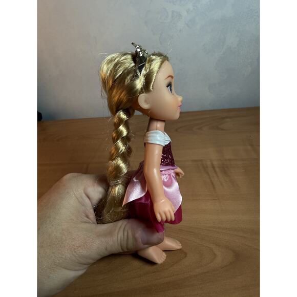 Disney Princess Petite 6” Aurora Doll Jakks Pacific Sleeping Beauty Mini - Picture 5 of 9